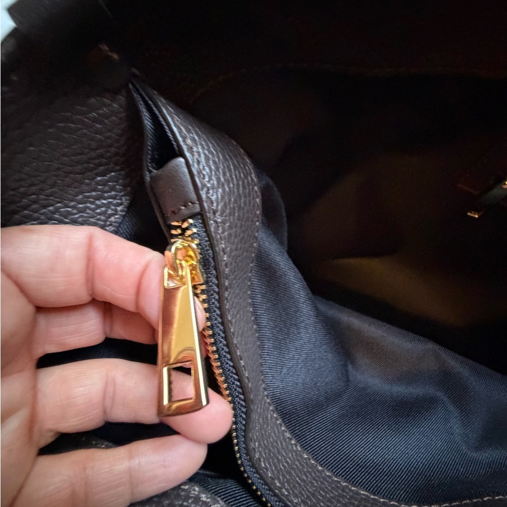 Divina Firenze Dark Brown Leather Tote Bag - Picture 12 of 16